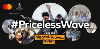 Mastercard încurajează fanii fotbalului să celebreze întoarcerea UEFA Champions League prin #PricelessWave
