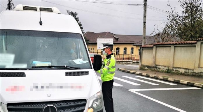 Acțiuni de prevenire și limitare a infectării cu virusul SARS-COV-2 organizate de IPJ Vâlcea