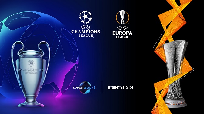 UEFA Champions League și UEFA Europa League revine cu un nou sezon, la Digi Sport și Digi 4K