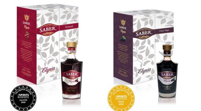 SABER Elyzia Premium a excelat la The Liqueur Masters 2020, cucerind o medalie Master și o medalie de aur
