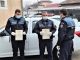 Polițiști din cadrul IPJ Mehedinți, felicitați de Direcția de Ordine Publică Anghel Gheorghe si Tiribentea Adrian politisti din cadrul IPJ Mehedinti felicitati de Directia de Ordine Publica