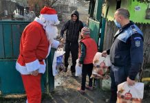 Polițiştii din Bumbești Jiu și Turceni, ajutoarele lui Moş Crăciun
