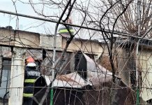 Casă afectată de un incendiu izbucnit în Vâlcele