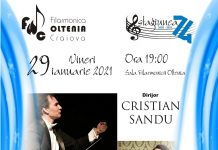 Concert Schumann la Filarmonica OLTENIA Craiova sub bagheta dirijorului Cristian Sandu, în interpretarea solistică a pianistei Anca Săftulescu