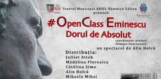Teatrul Municipal Ariel Ramnicu Valcea #OpenClass Eminescu - Dorul de Absolut
