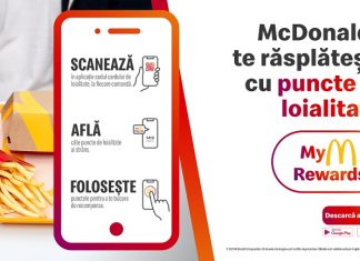 MyM Rewards – program de loialitate pin aplicația de mobil McDonald’s MyM Rewards program de loialitate pin aplicatia de mobil McDonald’s