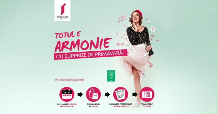 Surprize de primavara la Shopping City Targu Jiu