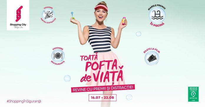 Distractie de vara si premii la Shopping City Targu Jiu