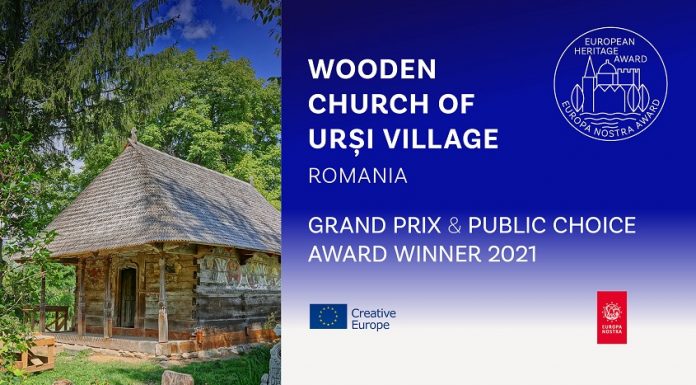 Biserica de lemn din satul Urși, unul dintre cele mai bune proiecte de patrimoniu din Europa