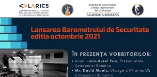 Lansarea Barometrului de Securitate, octombrie 2021
