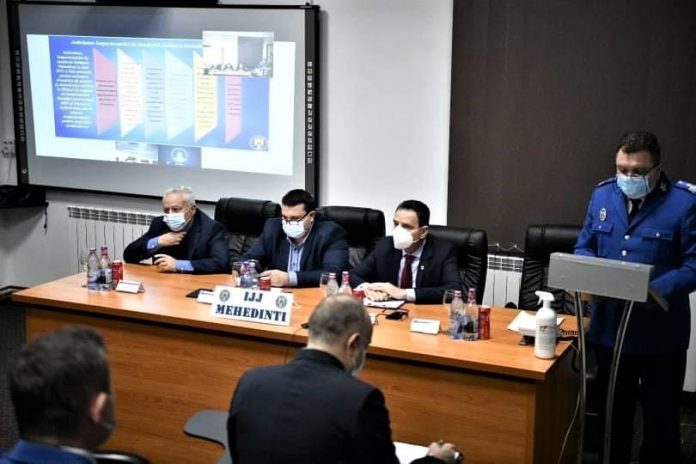Jandarmeria Mehedinti a prezentat bilantul activitatilor desfasurate in 2021