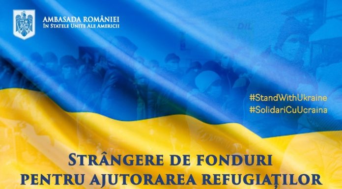 Ambasada României în SUA a inițiat o strângere de fonduri pentru refugiații din Ucraina