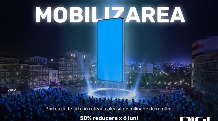 „Mobilizarea” revine cu 50% reducere pentru 6 luni, la portarea în rețeaua DIGI