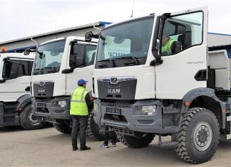 Autobasculante noi achiziționate cu fonduri europene de Compania de Apă Oltenia