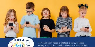 „Back 2 School”, campania care aduce 50% reducere la portarea în rețeaua DIGI