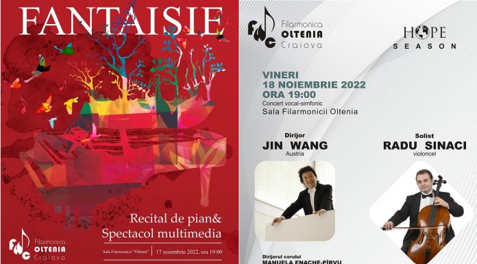 Spectacolul multimedia FANTAISIE și simfonia SALVATION, la Filarmonica OLTENIA Craiova