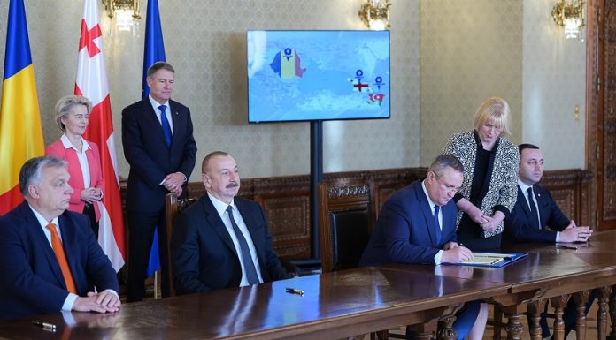 Acord între România, Ungaria, Azerbaidjan și Georgia, privind transportul de energie electrică prin Marea Neagră – VIDEO