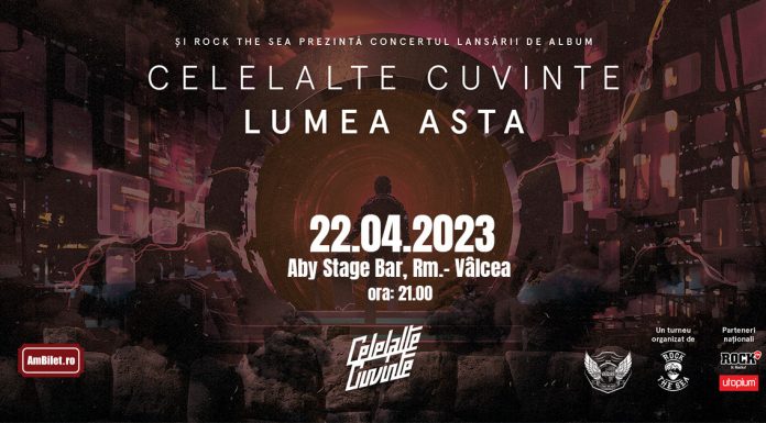 Trupa ”Celelalte Cuvinte” live în Râmnicu Vâlcea pe 22 aprilie la Aby Stage Bar