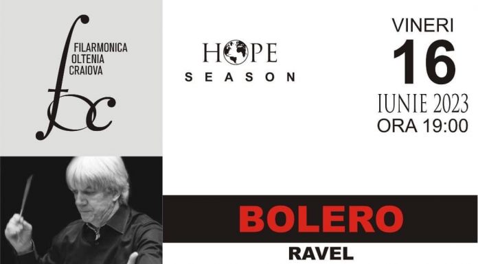 BOLERO de RAVEL – VINERI, 16 IUNIE 2023, ORA 19:00