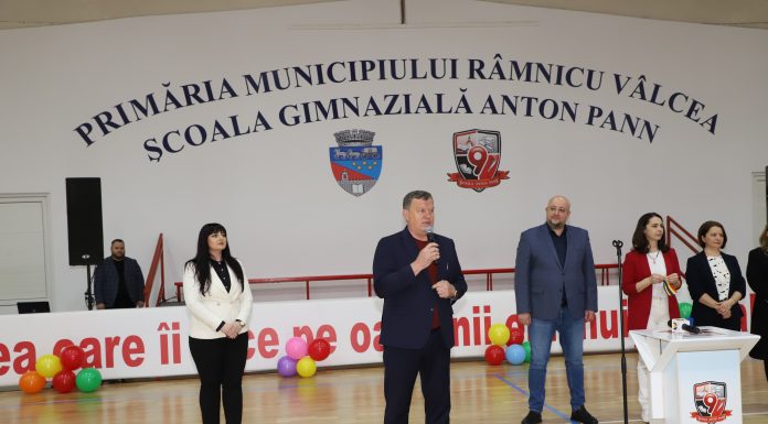 Sala de sport de la Școala Gimnazială „Anton Pann” a fost modernizata
