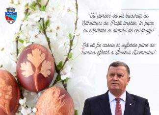 Mesaj de sărbători din partea Primarului Municipiului Râmnicu Vâlcea, Mircia Gutău