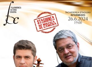 Închiderea stagiunii de muzică de cameră – Recital extraordinar Remus AZOIȚEI/ Mihai UNGUREANU