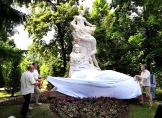 La Râmnicu Vâlcea, monumentul domnitorului Barbu Știrbei, recondiționat, a fost inaugurat oficial