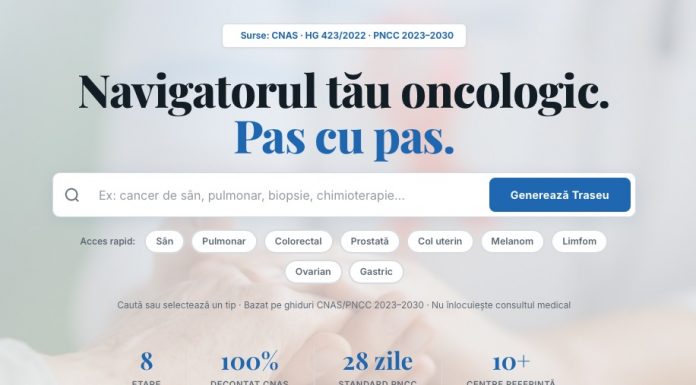 Navigator Oncologic, ghid digital care explică pas cu pas traseul pacientului cu cancer