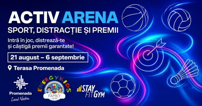 Activ Arena aduce sportul si distractia pe terasa Promenada Craiova