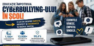 Cyberbullying-ul intră în centrul atenției școlilor: peste 13.000 de elevi au participat deja la program, iar profesorii se pot înscrie pentru sesiunea de toamnă