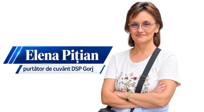 DSP Gorj are un nou purtător de cuvânt. Elena Pițian preia relația cu presa și comunicarea publică