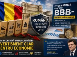 Fitch păstrează România în categoria recomandată investițiilor. Nicușor Dan: „În ciuda zgomotului politic, România funcționează”