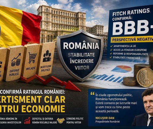 Fitch păstrează România în categoria recomandată investițiilor. Nicușor Dan: „În ciuda zgomotului politic, România funcționează”