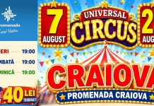 Universal Circus aduce magia la Craiova: trei weekenduri de spectacole pentru întreaga familie