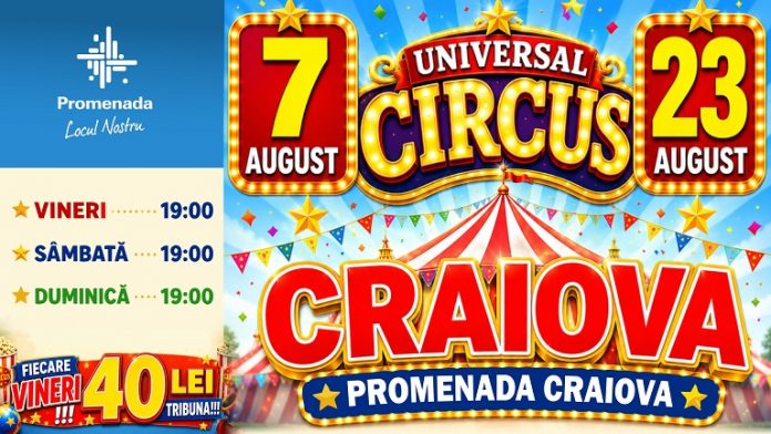 Universal Circus aduce magia la Craiova