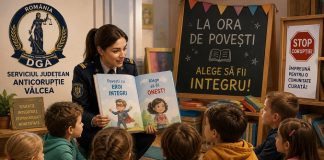 Serviciul Județean Anticorupție Vâlcea a desfășurat trei activități de educație pentru promovarea integrității