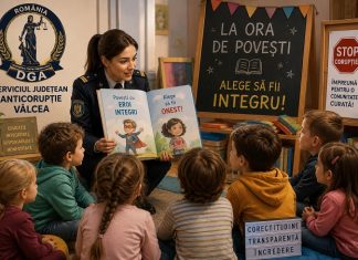 Serviciul Județean Anticorupție Vâlcea a desfășurat trei activități de educație pentru promovarea integrității