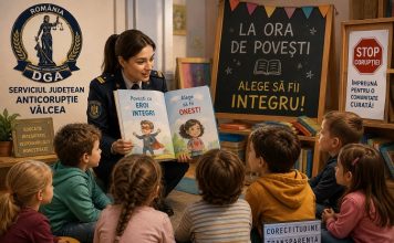 Serviciul Județean Anticorupție Vâlcea a desfășurat trei activități de educație pentru promovarea integrității