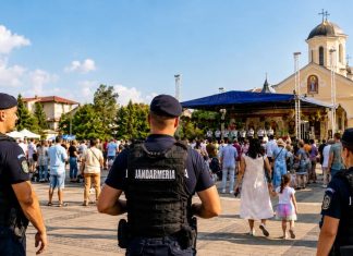Jandarmii doljeni, mobilizați de Adormirea Maicii Domnului. Misiuni de ordine publică în șase localități