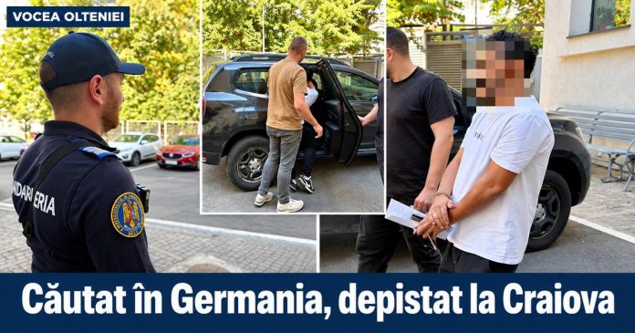Bărbat căutat de autoritățile germane depistat la Craiova