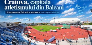 Craiova, capitala atletismului balcanic: aproape 1.000 de sportivi și oficiali din 17 țări, la Campionatele Balcanice Masters