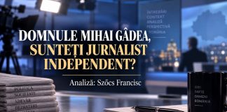Domnule Mihai Gâdea, sunteți jurnalist independent?