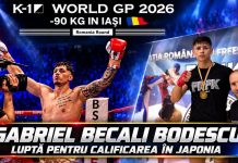Vâlceanul Gabriel Becali Bodescu luptă la K-1 World GP 2026 pentru calificarea în Japonia