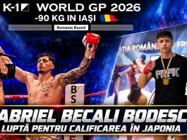 Vâlceanul Gabriel Becali Bodescu luptă la K-1 World GP 2026 pentru calificarea în Japonia
