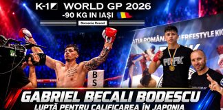 Vâlceanul Gabriel Becali Bodescu luptă la K-1 World GP 2026 pentru calificarea în Japonia