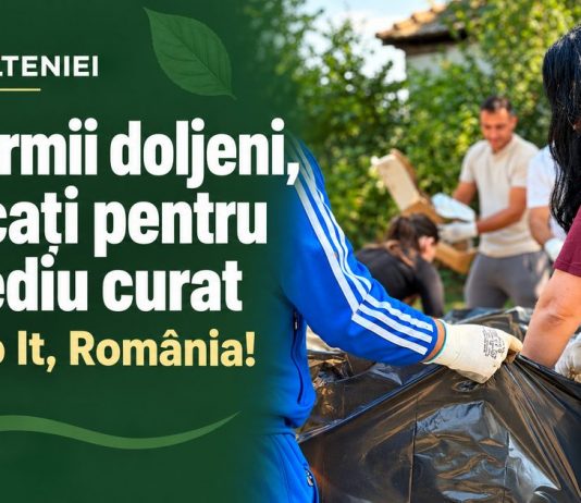 Jandarmii doljeni s-au alăturat voluntarilor din campania „Let’s Do It, România!”