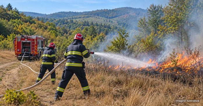 Mehedinți 17 incendii în 24 de ore