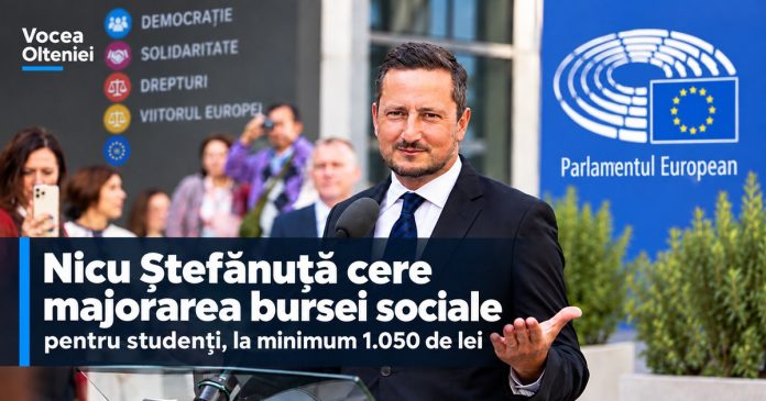 Nicu Ștefănuță cere majorarea bursei sociale pentru studenți