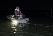Pescuit fără autorizație pe Olt, la Ionești: jandarmii au ridicat o barcă și o plasă de circa 200 de metri