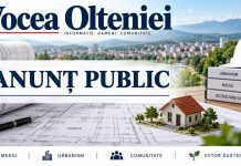 Anunț public – PUZ pentru introducerea în intravilan și reglementarea funcțiunii de locuire, NC 52803, Râmnicu Vâlcea